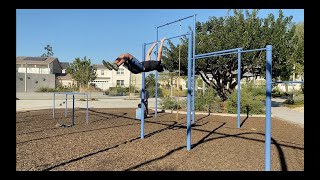 Calisthenics gone wrong, first time trying this!