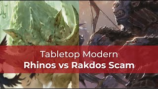 Domain Rhinos vs Rakdos Scam | OTJ Modern | MTG