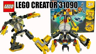 LEGO CREATOR 31090 SUBMARINE & ROBOT