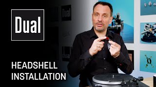 How to install the headshell on a Dual CS-Series turntable