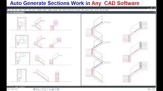 how to draw section from plan