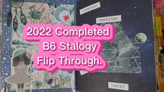 2022 Completed B6 Stalogy Flip Through 📖 #b6stalogyplanner #b6stalogyflipthough #plannerflipthrough