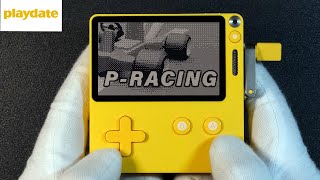 P-Racing Panic Playdate Handheld Gameplay