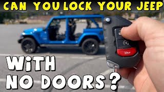 Why I lock my Jeep Wrangler with the doors off ? 🤔