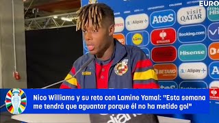 NICO WILLIAMS tras GOL y VICTORIA de ESPAÑA vs GEORGIA