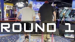 Fat Guys Try The Arcade! (Round 1 Arcade)