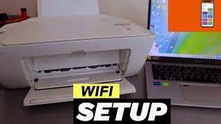 How To Connect HP DESKJET 2710E  To WIFI  Network with PHONE and COMPUTER