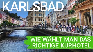 Karlsbad 🇨🇿  Wie wählt man das richtige Kurhotel. TOP nach Behandlung, Verpflegung, Komfort, Lage 👍🏻