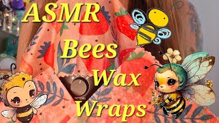 ASMR 🐝 Bees Wax Wrap Triggers 🐝 For Deep Sleep & Relaxation