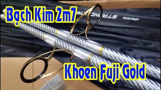 Hàng Về Cần Ashino Strong Bạch Kim 2m7 Khoen Fuji Gold Cực Kỳ Đẹp