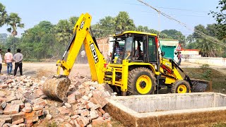 Jcb 3dx eco xpert Demolishing Temple part 2 pappu jcb