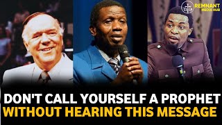 DON'T CALL YOURSELF A PROPHET WITHOUT HEARING THIS MESSAGE || APOSTLE MICHAEL OROKPO