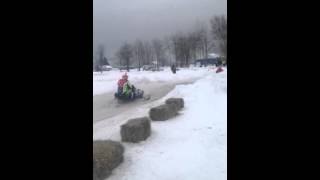 Vintage sled racing