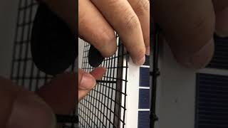 Installing Bird Barriers Solar Panel Mesh with Nylon Clips which Made in China