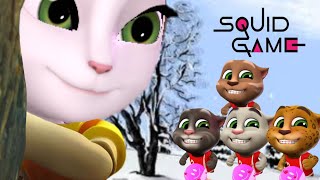 My Talking Angela 2 🏳️🚦😱 Squid Game Running 😍