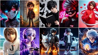 Cute cartoon handsome boys DP | cartoon boy DP | attitude boys DP | new stylish ai dpz