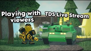 🔴TDS Live stream after 5 months  | Tower Defense Simulator🔴