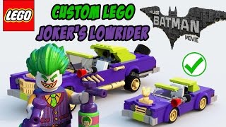 Custom Lego Batman Movie Joker's Lowrider