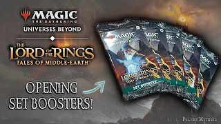 The nostalgia is strong! | Opening LOTR Magic Card Boosters