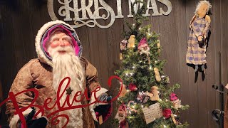 Magical Old Fashioned Christmas Decorating with Antique Primitive Curry's Antiques