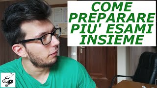 COME PREPARARE PIU' ESAMI INSIEME - IL METODO DEFINITIVO || med pages