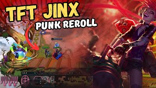 TFT Set 10 with Jinx PUNK Reroll Can I Win PENTAKILL Karthus ??? Teamfight Tactics Remix Rumble DTCL