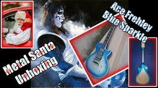 Ace Frehley Blue Sparkle Chibson unboxing (Metal Santa)