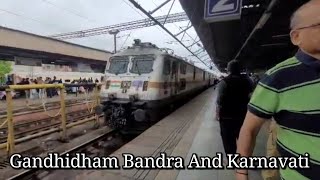 2 Trains Arrival At Surat: Gandhidham Bdts Express And Karnavati Express