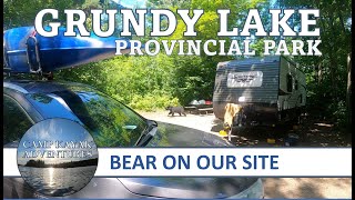 Grundy Lake Provincial Park.... BEAR ON SITE.