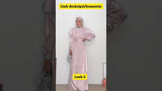 Dress Lebaran shimmer/satin #dressied #dresslebaran