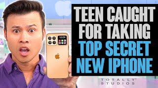 TEEN Caught Taking TOP SECRET New IPHONE from Apple before Release Date.