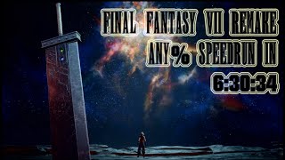 Final Fantasy VII Remake Speedrun in 6:30:34 (Former World Record) - Any% Easy Mode