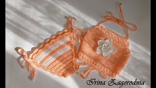 Crochet swimsuit-вязание плавок детям