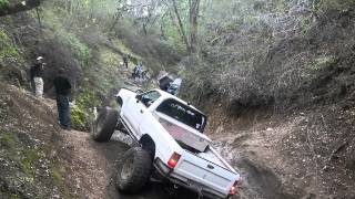 Mien Crawlers Climbing Tank Trap. Hollister Hills, CA