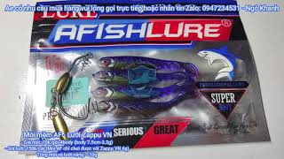 Tổng hợp mồi mềm NFF - mồi mềm AF (Afishlure) - lưỡi AF (Afishlure) - Lưỡi Zappu VN | Ngô Khanh