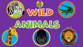 WILD ANIMALS  VOCABULARY -ANIMALES SALVAJES