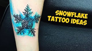 Awesome Snowflake Tattoo Ideas