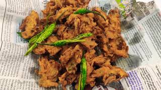 Khekda Bhaji | Kanda bhaji | Pyaz ke Pakode |Halwai style kurkuri bhajiya | Bina pani ke Pakode