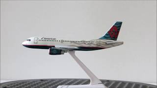 American Airlines America West Heritage Livery 1/200 Scale Model with Stand