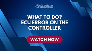 ECU Error on Deep Sea Control Panel: What to do?