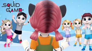 My Talking Angela 2 🏳️🚦😱 Squid Game But Paprika Lover 🤣😣