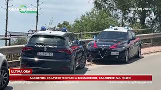 Trovato un cadavere a Bonamorone, carabinieri sul posto: le immagini