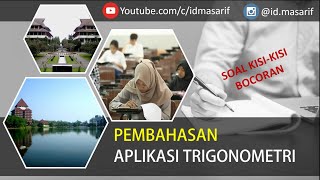 SOAL BOCORAN : Aplikasi Trigonometri