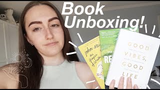 Book Delivery Unboxing from Waterstones! Watch me unbox some books incl. 'Good Vibes Good Life' 2021