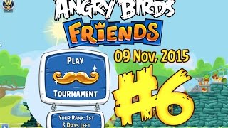 Angry Birds Friends Moustache Pig Tournament Level 6 Week 182 3 Star Highscore Walkthrough