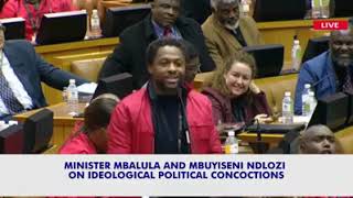 Fikile Mbalula and Mbuyiseni