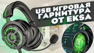 БОЛЬШАЯ УДОБНАЯ 7.1 ИГРОВАЯ ГАРНИТУРА - Обзор EKSA E5000 Pro