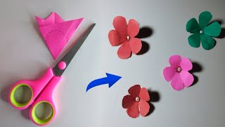 Flower Esy Craft Paper / Flower Paper Craft / Diy Flower Craft / Paper Flowers Easy And Beautiful