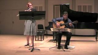 Villa-Lobos Bachianas Brasileiras No. 5 - Kristen Stoner, flute and Welson Tremura, guitar