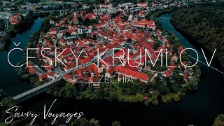 Исследуйте Чески-Крумлов в 4K: расслабляющий тур по сказочному городу Чехии